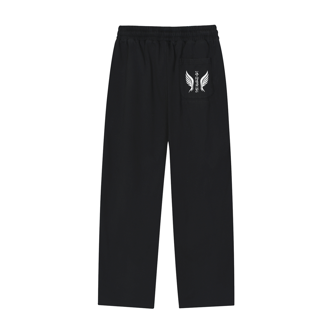 Karbon Reflection Striped Straight-Leg Sweatpants